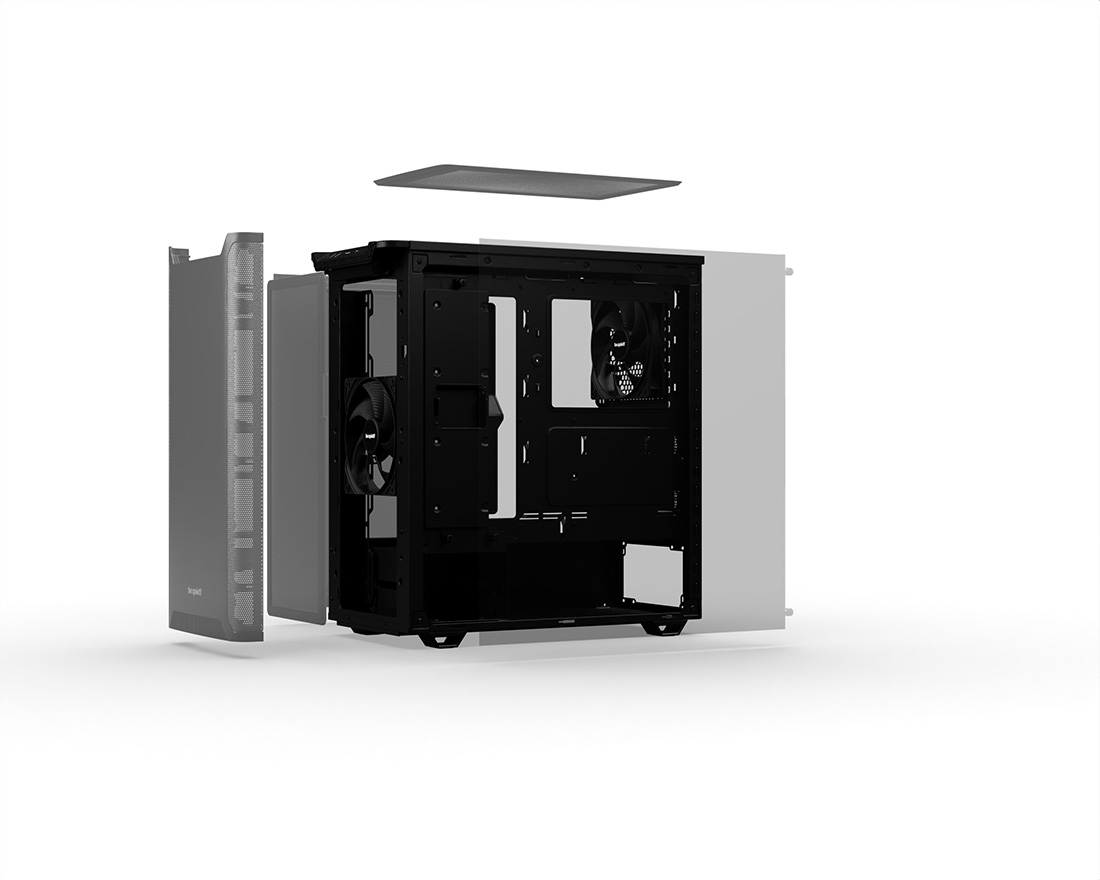 PURE BASE 501 | Black silent essential PC cases from be quiet!
